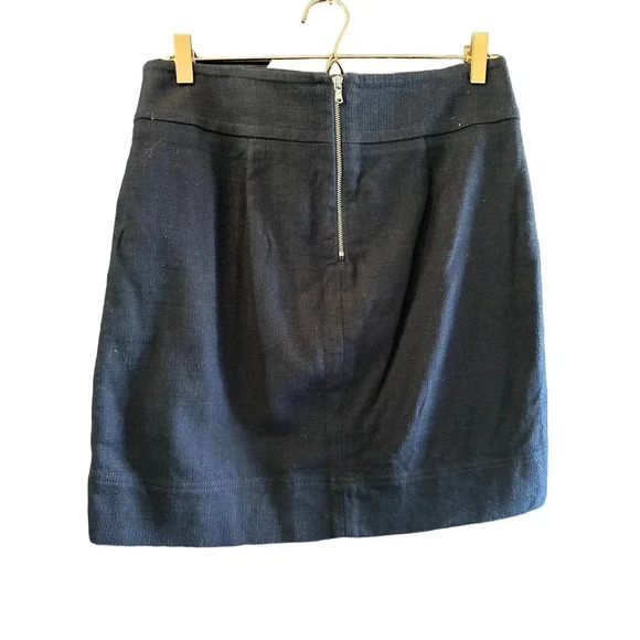Talbots Women's Navy‎ Blue Elastic Waist Pull On Mini Skirt Size 6 - Picture 3 of 5